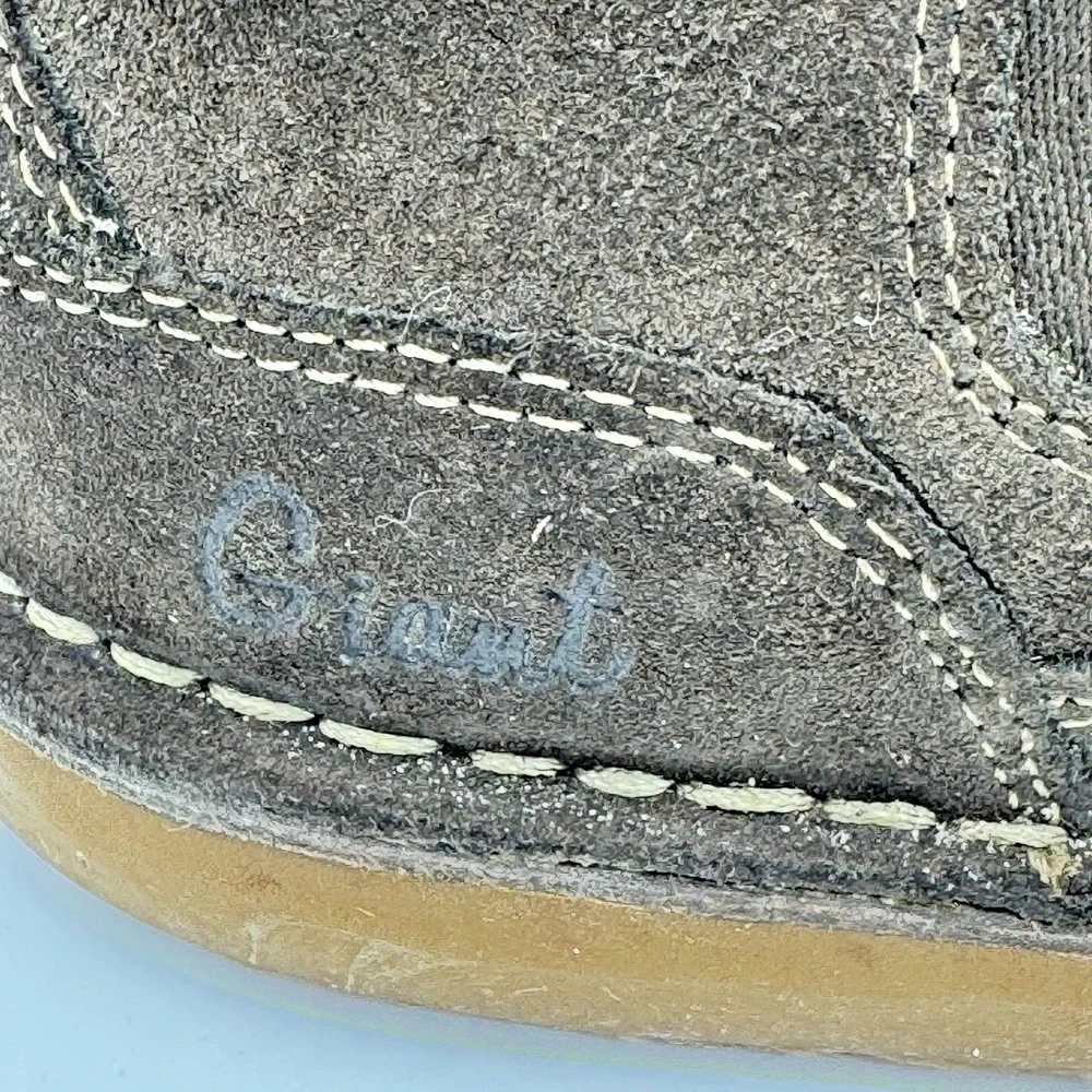 Georgia Boot Giant Chelsea Boots Mens 9.5 Brown Suede Slip On Casual Work
